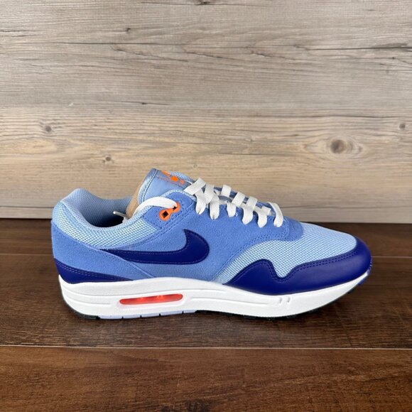 Nike Air Max 1 Essential Psychic Blue Mens Size 10.5 Deep Royal Blue FZ5808 400 - Picture 6 of 9